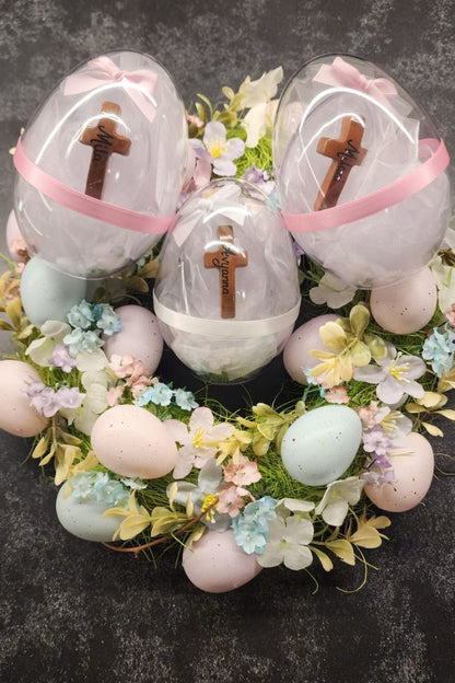 Easter Egg - Personalised Comfort Cross